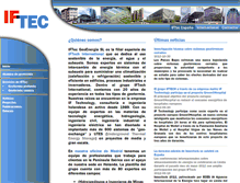 Tablet Screenshot of iftec.es